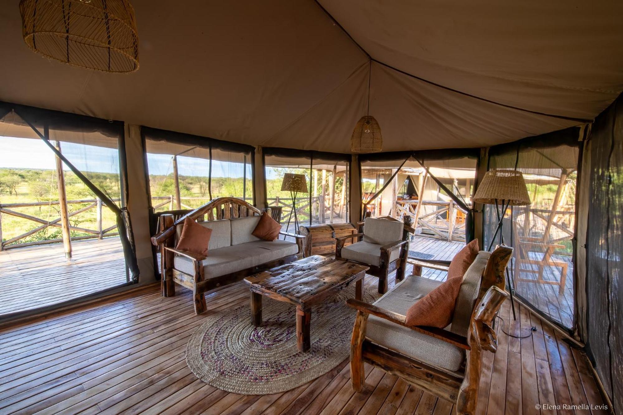 Serengeti Kifaru Tented Lodge Mugumu Exterior foto